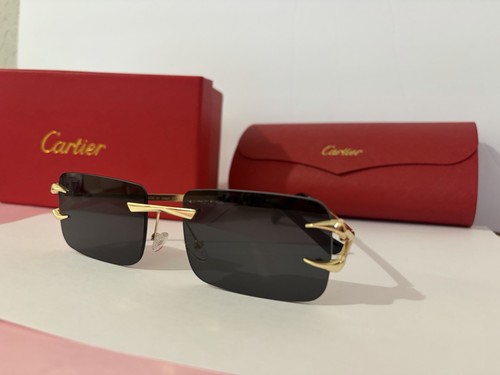 Cartier square sunglasses gold - cartier,