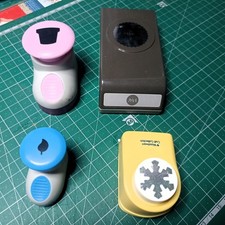 Four Paper Punches Scrapbook Craft Punches Cutter