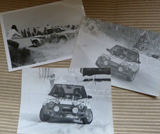 Fiat 131 & Ritmo rally - 3 original official Hugh Bishop photographs