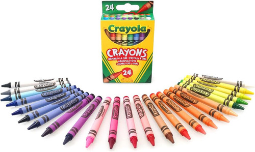 Crayons count of - crayons,, 24
