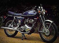 A4 Metal Sign Norton Commando