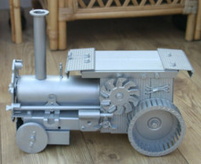 Steam tractor scrap art - scrap,