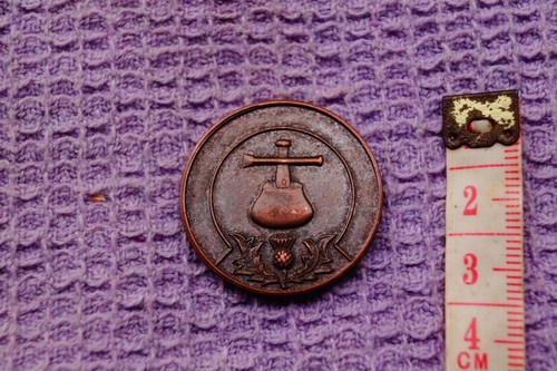 Vintage scottish masonic penny - scottish,