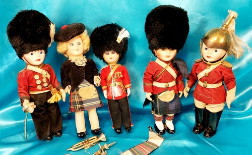Lot vtg british soldier - 5,