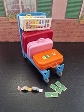 Sindy 1980 Vintage Airport Trolley and Luggage Set 44385