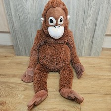 IKEA Djungelskog Orangutan Monkey Soft Plush Toy Large 21" no label 