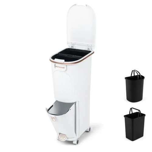 Costway 43l kitchen trash can - 43l,