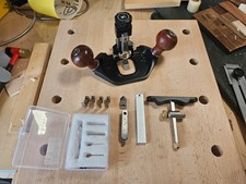 Hongdui Katz-Moses KM-17 Pro Router Plane + Adjustable Fence + Narrow Blades Set