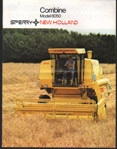 New holland model 8050 - new, 8050"