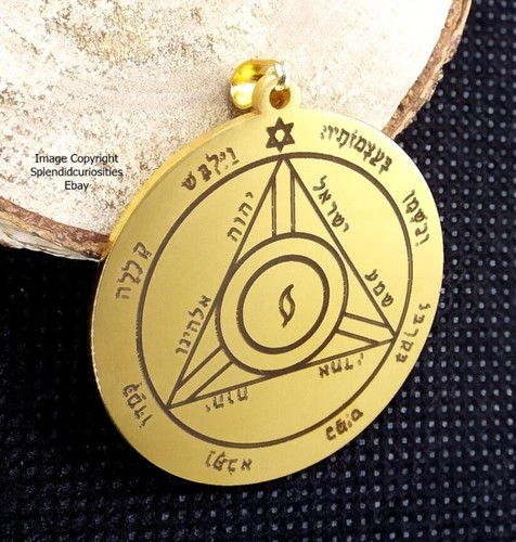 Fourth pentacle saturn - fourth, pendant