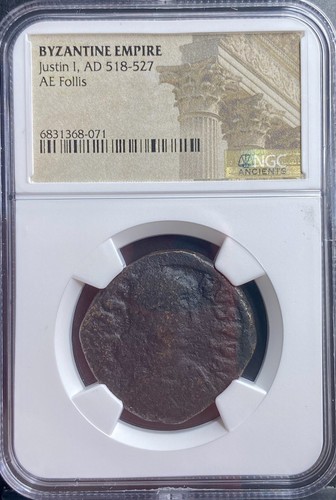 Byzantine empire coin 518 - empire, 518-527