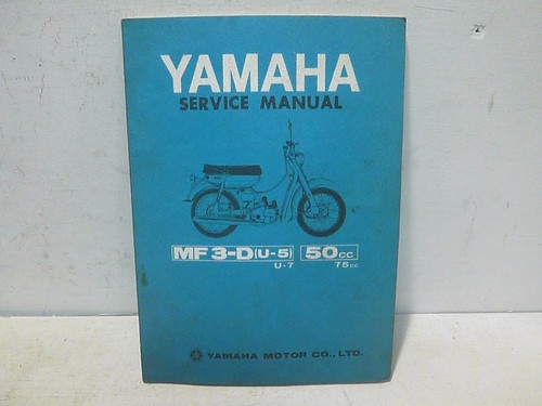 Yamaha mf3 50cc service - mf3-d, u-5