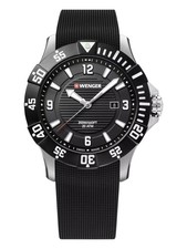 Wenger Swiss Army Men's 01.0641.132 Seaforce Black Dial Watch 43 mm