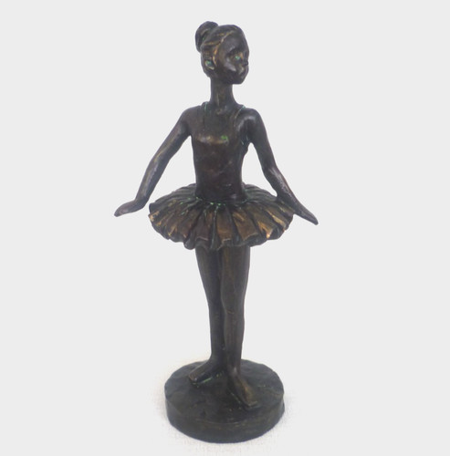 Ballerina figurine bronze - ballerina,
