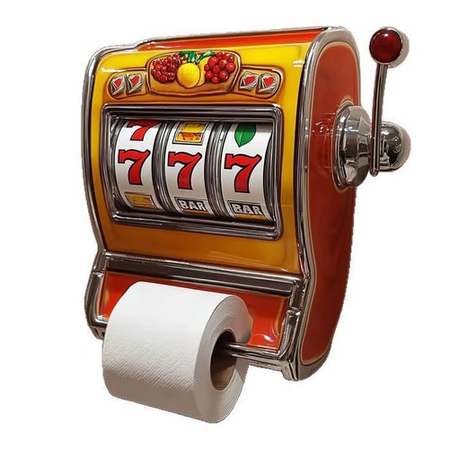 Novelty toilet roll - toilet,