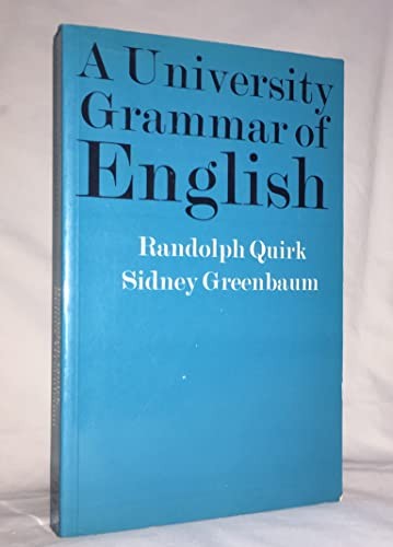 University grammar of - a,
