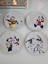 Disney Christmas Plates Mickey