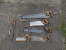 Vintage Hand Saws Brass backed Marples Aston & Sons Spear Jackson Non Apparel ~2