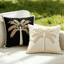 NEW Linen Embroidery Cushion