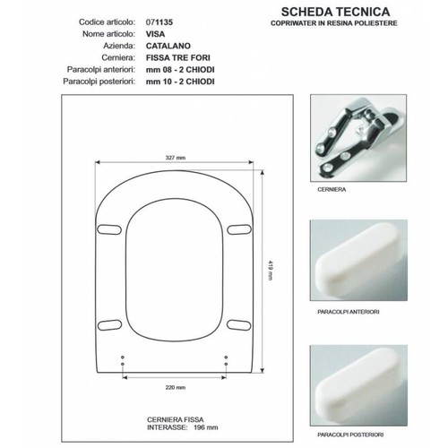 Catalano visa champagne toilet - catalano,