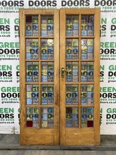 STAINED GLASS FRENCH DOORS