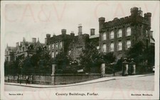 Forfar County Buildings Real Photo Pre 1909 Davidson Bros S 529-2