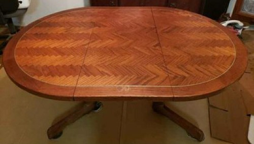 Extendable round danish teak - round,