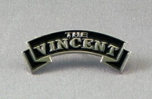The vincent pin badge - vincent,