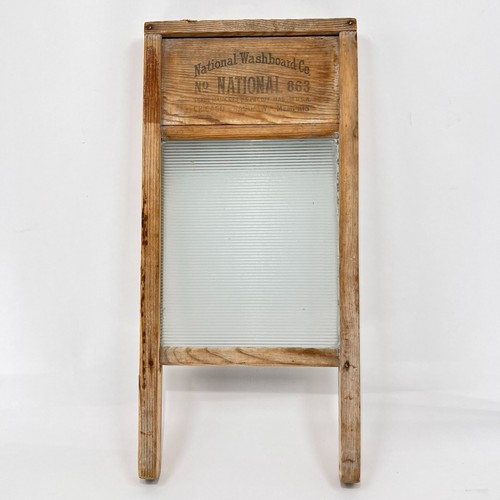 Vtg washboard the glass king - washboard,