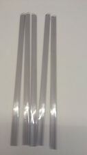 QTY 5 (FIVE) A4 SLIDE BINDERS 5MM CAPACITY CLEAR -- LENGTH 297 MM-ROUND