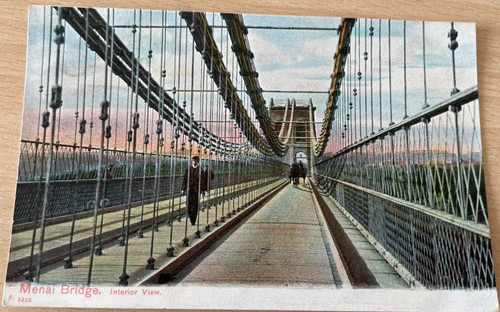 Menai bridge interior view - bridge, +