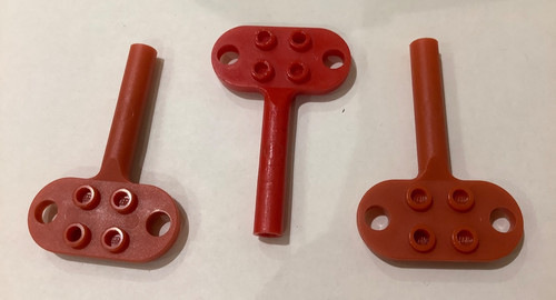 Lego wind motor key red - lego, wind-up