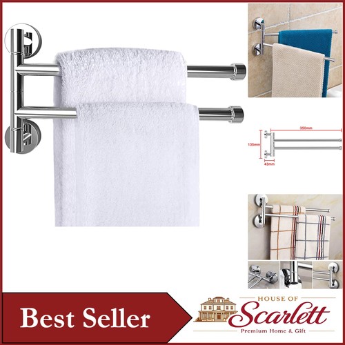 Elegant chrome swivel towel - elegant,