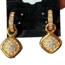 NEW Joan Rivers Gold Tone Pave