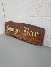 55cm rustic wood sign - wood,