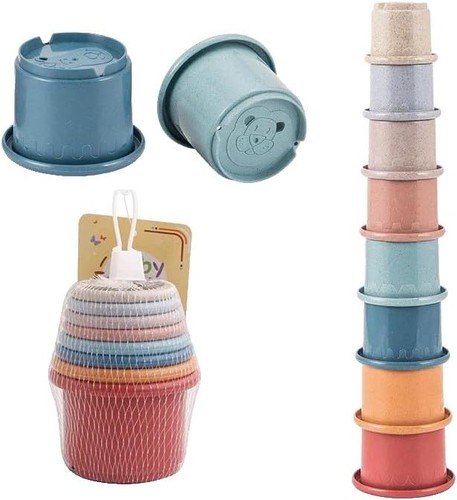 Baby stacking cups shape - 14,