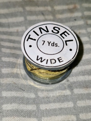 Fly tying flat tinsel - flat, wide