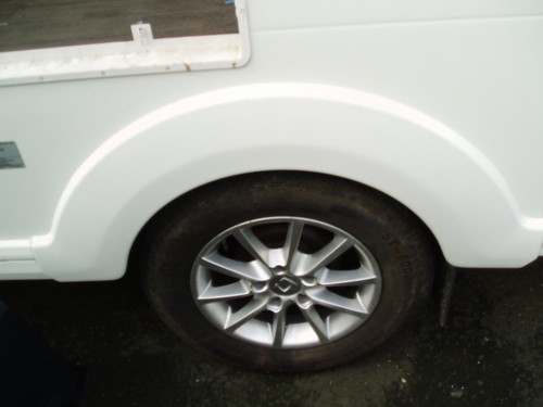 Caravan wheel arch cover - arch,