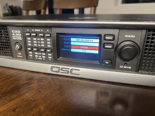 Qsc cxd network amplifier - cxd,