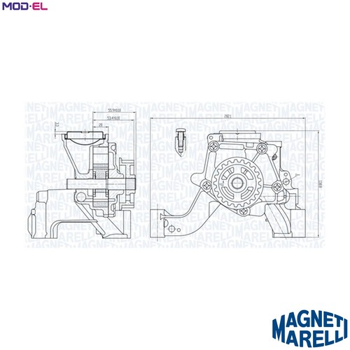 Oil pump 351516000081 for - pump, ford