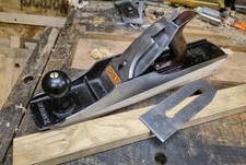 Stanley Bedrock 606 Plane - Flat sides Type 5 or 6 1911-21 - V logo & 2nd iron