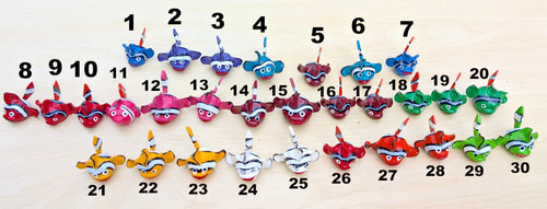 Bobble tails fish - tails,