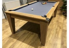 New 7ft Oak Cheltenham Diner Slate Pool Dining Table | *HomePoolTables*
