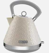 Morphy Richards 108132 Vector 1.5L Pyramid Kettle Cream