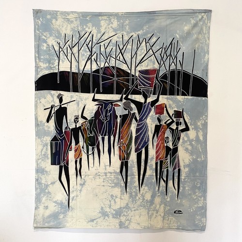 Batik painting artwork - batik,