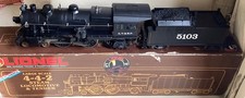 LIONEL - G Gauge, 8-85103 - AT&SF 4-4-2 ATLANTIC LOCO 5103 & TENDER - Boxed
