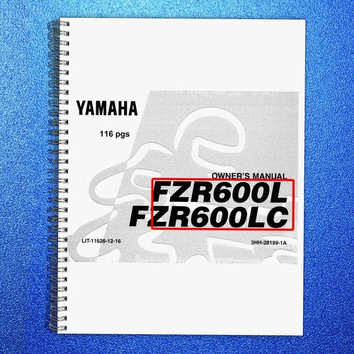 Yamaha fzr600l fzr600lc - fzr600lc, owners