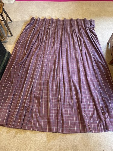 Purple curtains