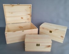 Wooden Chest Plain Wood
