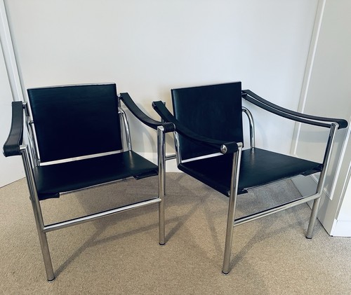 Lc1 armchairsby corbusier - lc1,